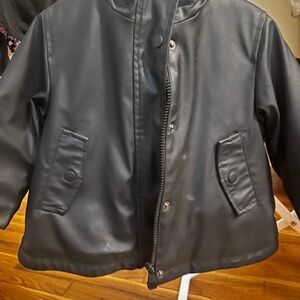 Zara Kids Black Raincoat